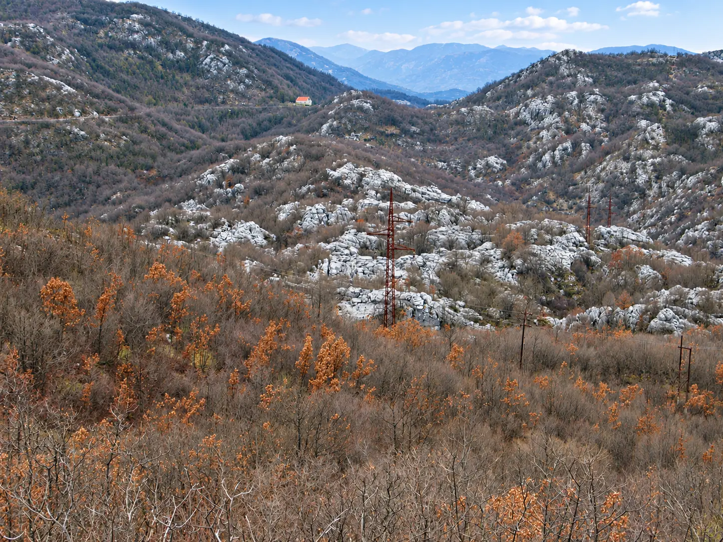Pogled na školu Miloš Popivoda sa brjegova 2011