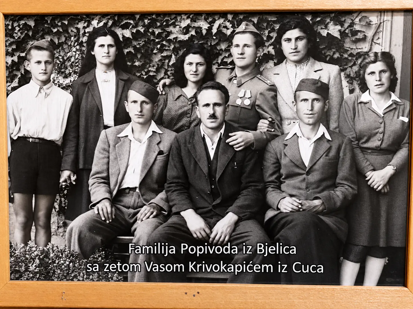 Porodica Popivoda iz Bjelica sa zetom Vasom Krivokapicem iz Cuca